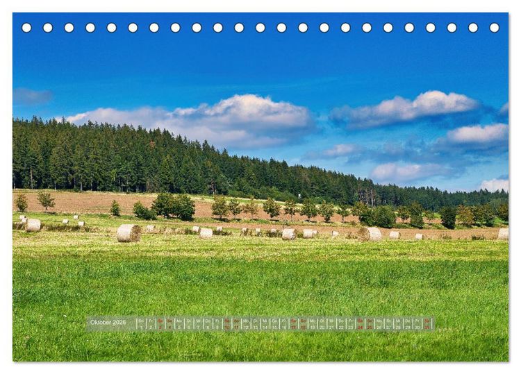 Produktbild: Th&uuml;ringer Traumlandschaften (Tischkalender 2026 DIN A5 quer), CALVENDO Monatskalender