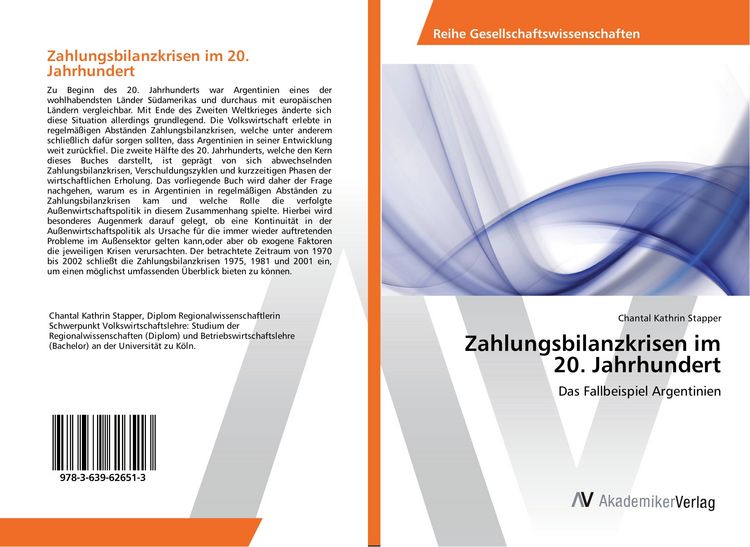 Produktbild: Zahlungsbilanzkrisen im 20. Jahrhundert