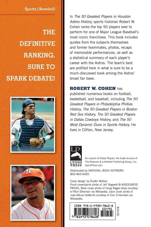 Produktbild: The 50 Greatest Players in Houston Astros History
