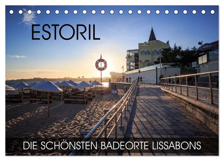 Produktbild: ESTORIL - die sch&ouml;nsten Badeorte Lissabons (Tischkalender 2026 DIN A5 quer), CALVENDO Monatskalender