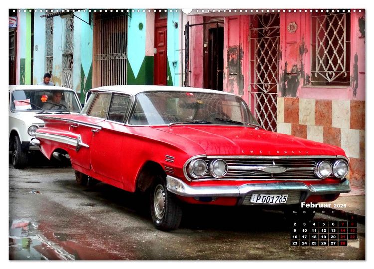Produktbild: Oldtimer Hits 1960 (hochwertiger Premium Wandkalender 2026 DIN A2 quer), Kunstdruck in Hochglanz
