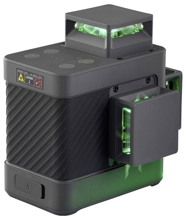 Produktbild: HOTO QWFGJ002 Kreuzlinienlaser gr&uuml;ner Laser Reichweite (max.): 30m