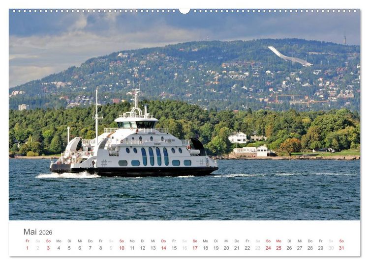Produktbild: Oslo im Auge des Fotografen (Wandkalender 2026 DIN A2 quer), CALVENDO Monatskalender