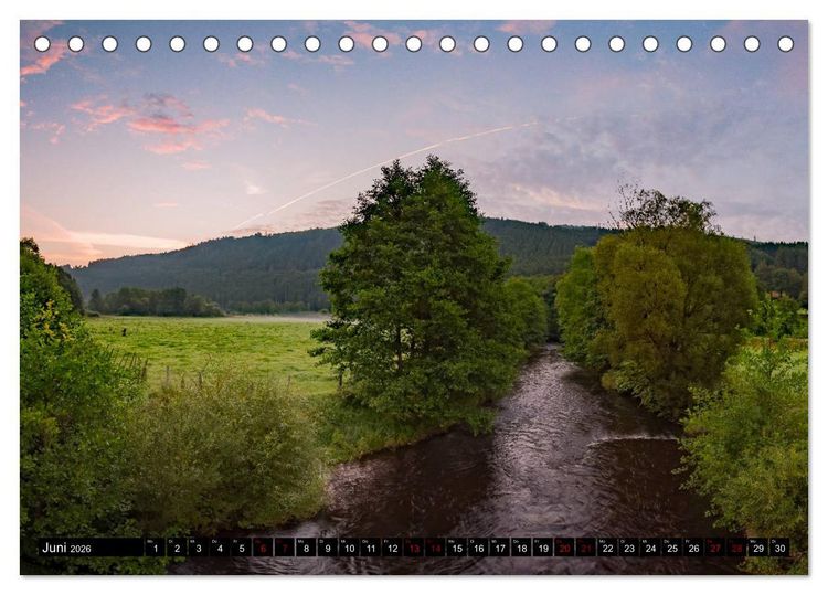 Produktbild: Die westliche Eifel (Tischkalender 2026 DIN A5 quer), CALVENDO Monatskalender