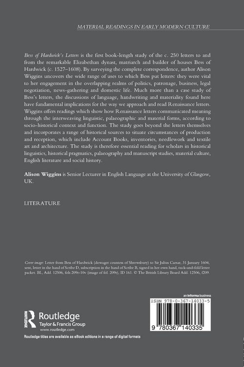 Produktbild: Bess of Hardwick's Letters
