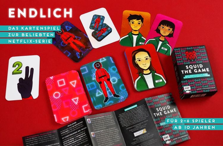 Produktbild: Kartenspiel: Squid &ndash; The Game &ndash; Das inoffizielle Spiel zur Netflix-Erfolgsserie!