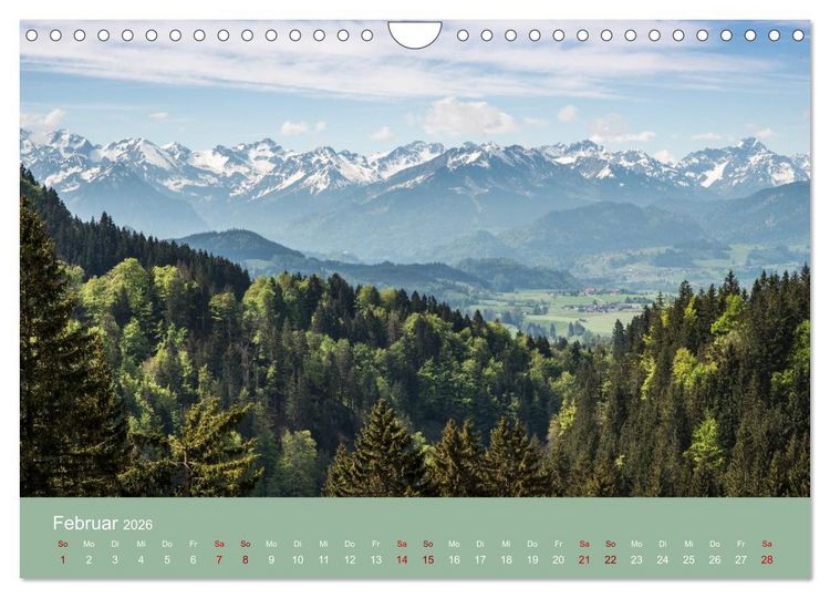 Produktbild: Heimweh Allg&auml;u 2026 (Wandkalender 2026 DIN A4 quer), CALVENDO Monatskalender