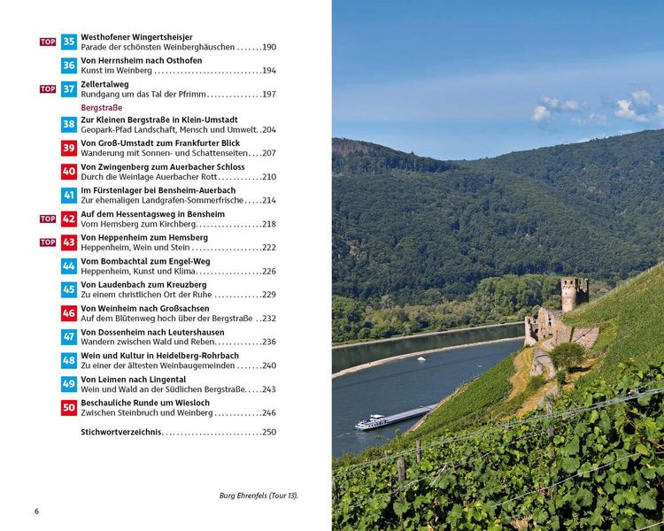 Produktbild: ROTHER Wanderbuch Wandern und Wein - Rheingau &ndash; Rheinhessen mit Bergstra&szlig;e.