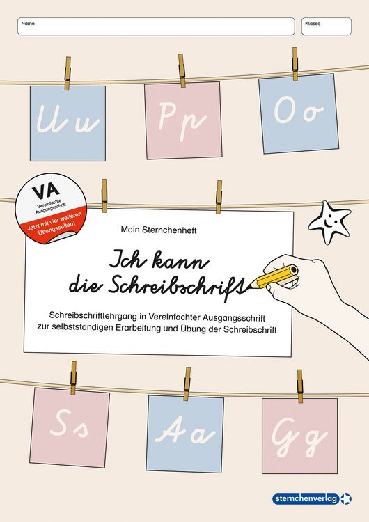 Produktbild: Ich kann die Schreibschrift + &Uuml;bungsheft zu den Buchstabenverbindungen - Vereinfachte Ausgangsschrift - 2 Hefte