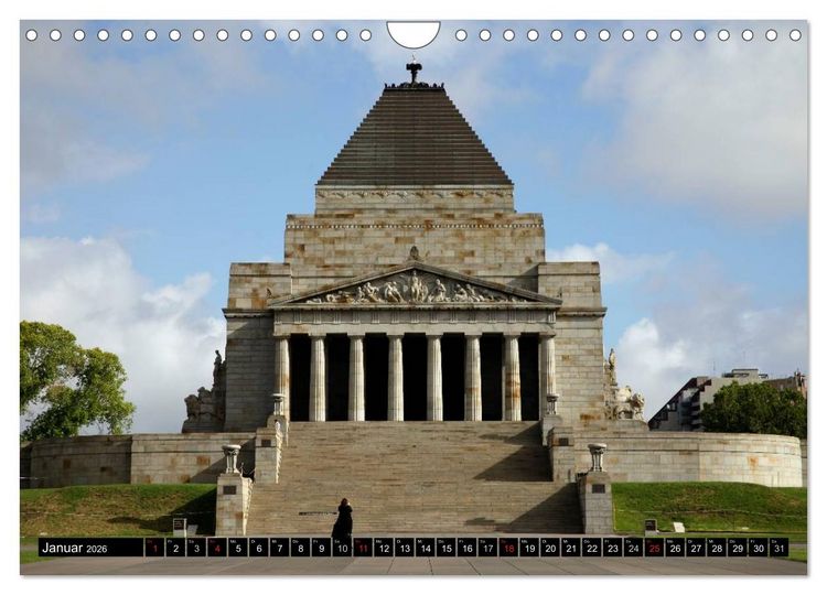 Produktbild: Melbourne (Wandkalender 2026 DIN A4 quer), CALVENDO Monatskalender
