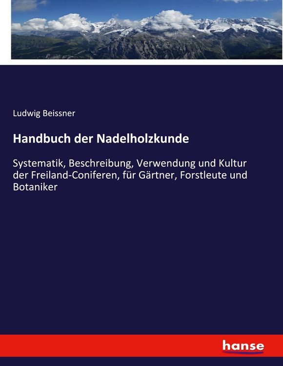 Produktbild: Handbuch der Nadelholzkunde