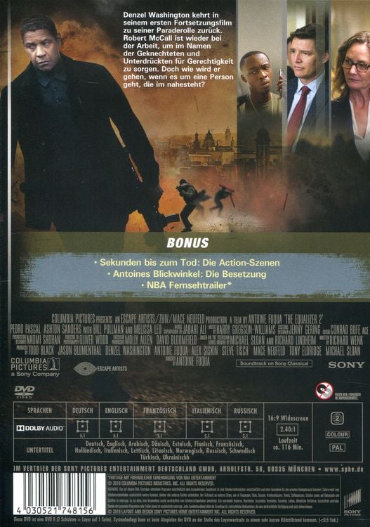 Produktbild: The Equalizer 2