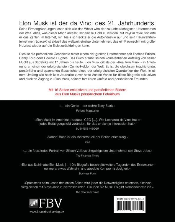 Produktbild: Elon Musk &ndash; Tesla, PayPal, SpaceX