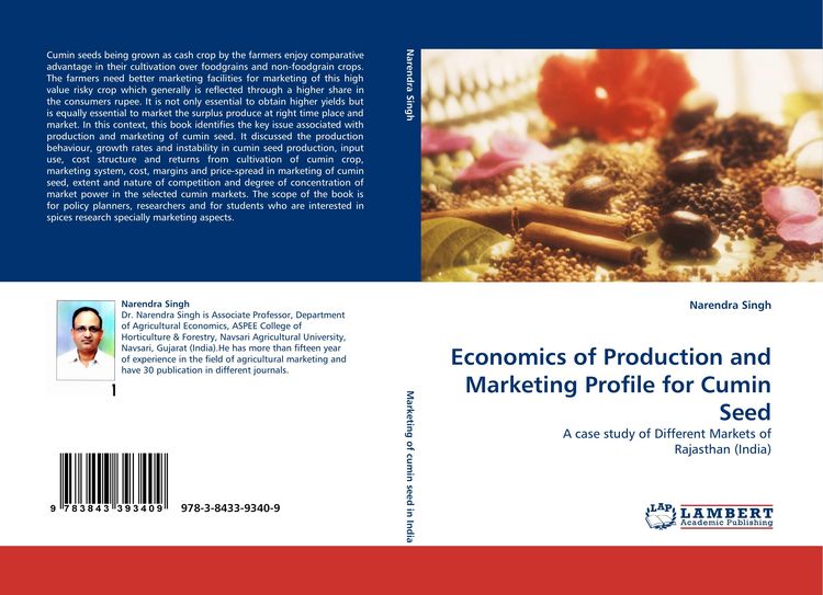 Produktbild: Economics of Production and Marketing Profile for Cumin Seed