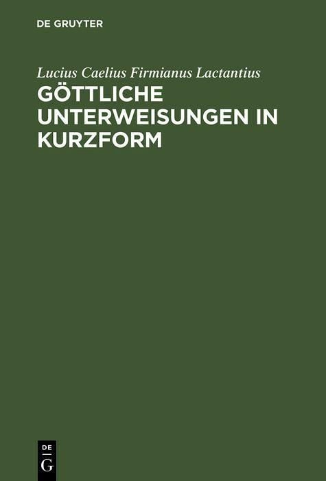 Produktbild: G&ouml;ttliche Unterweisungen in Kurzform