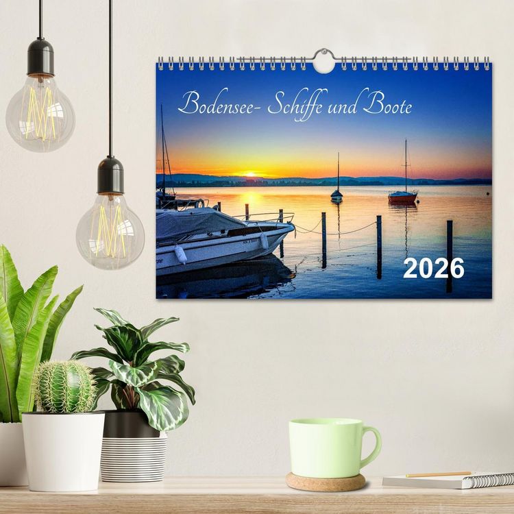 Produktbild: Bodensee-Schiffe und Boote (Wandkalender 2026 DIN A4 quer), CALVENDO Monatskalender
