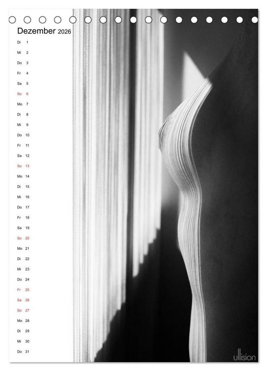 Produktbild: Akt abstrakt (Tischkalender 2026 DIN A5 hoch), CALVENDO Monatskalender
