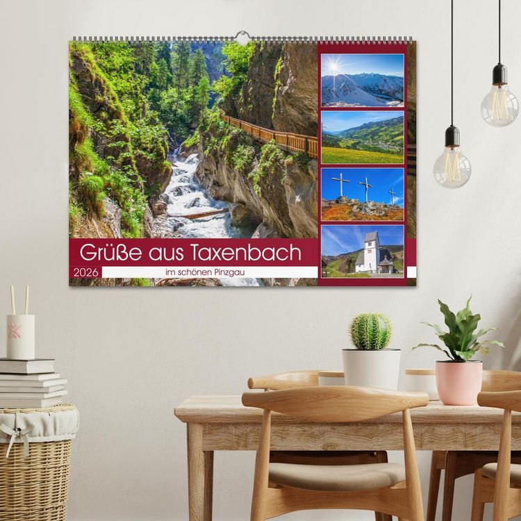 Produktbild: Sch&ouml;ne Gr&uuml;&szlig;e aus Taxenbach (Wandkalender 2026 DIN A2 quer), CALVENDO Monatskalender