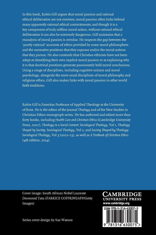 Produktbild: Moral Passion and Christian Ethics