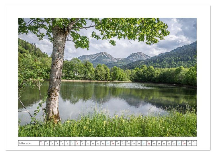 Produktbild: Tiroler Hochtal (hochwertiger Premium Wandkalender 2026 DIN A2 quer), Kunstdruck in Hochglanz
