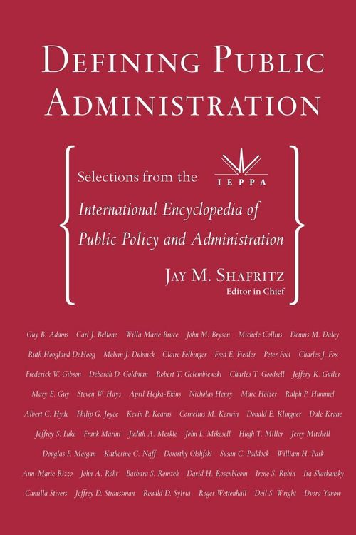 Produktbild: Defining Public Administration