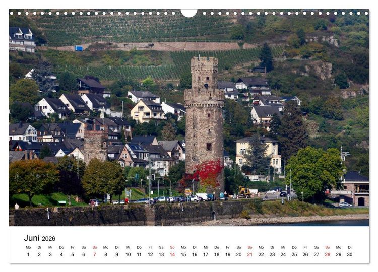 Produktbild: Rhein und Burgen (Wandkalender 2026 DIN A3 quer), CALVENDO Monatskalender