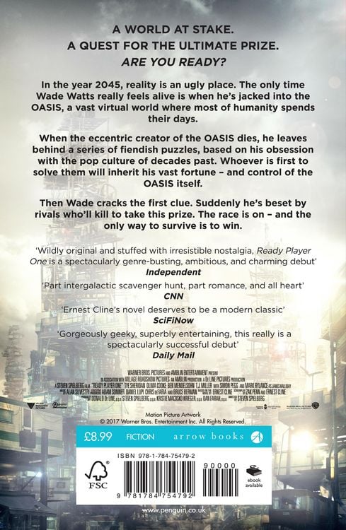 Produktbild: Ready Player One. Film Tie-In