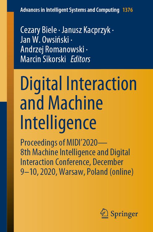 Produktbild: Digital Interaction and Machine Intelligence