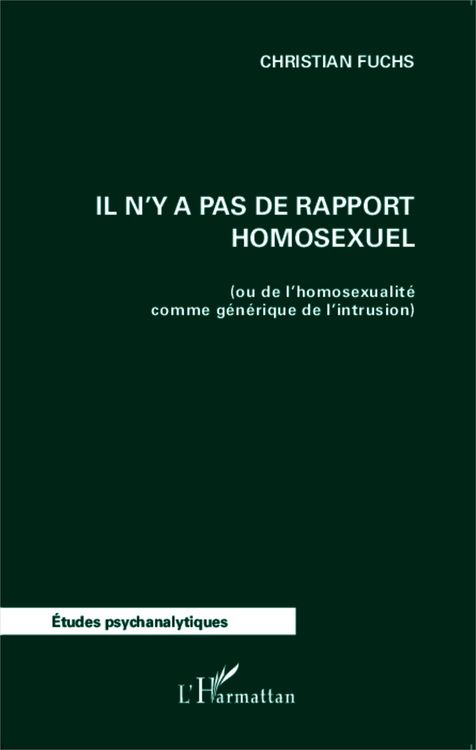 Produktbild: Il n'y a pas de rapport homosexuel