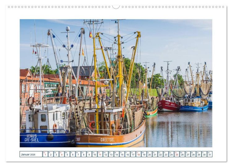 Produktbild: Traumhaftes Ostfriesland (Wandkalender 2026 DIN A2 quer), CALVENDO Monatskalender