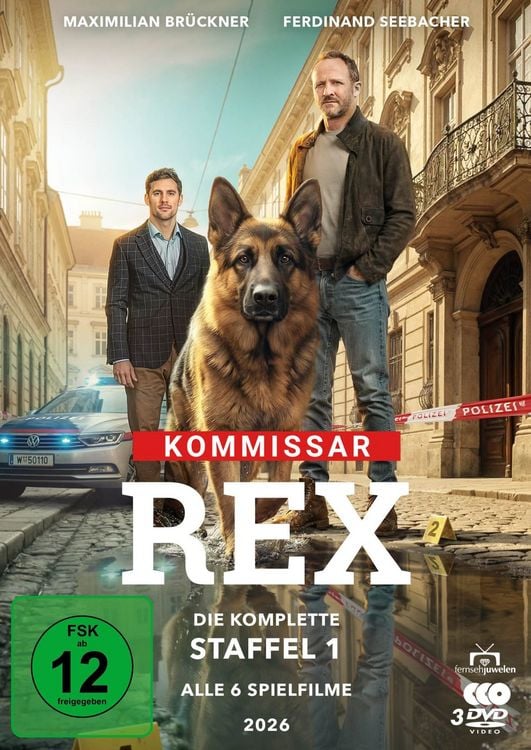 Produktbild: Kommissar Rex (2026) - Die komplette 1. Staffel [3 DVDs]