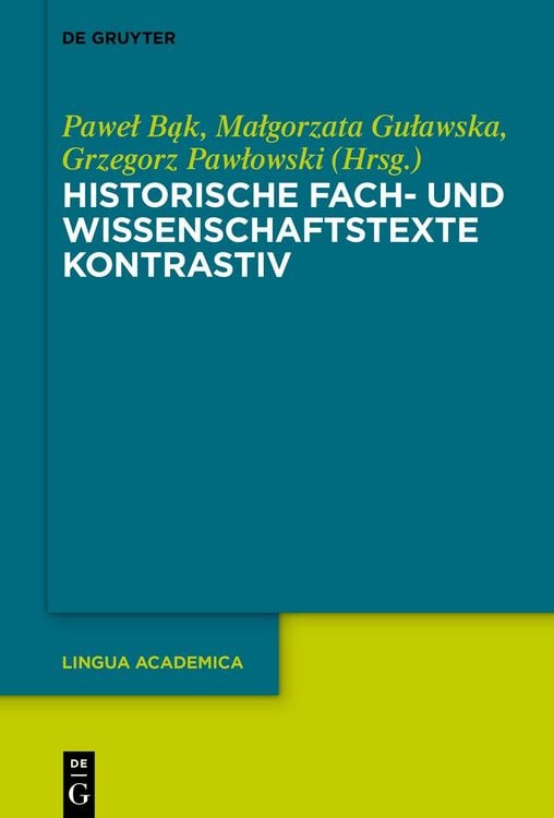 Produktbild: Historische Fach- und Wissenschaftstexte kontrastiv