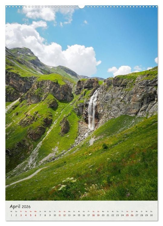 Produktbild: Europas Wasserf&auml;lle (hochwertiger Premium Wandkalender 2026 DIN A2 hoch), Kunstdruck in Hochglanz