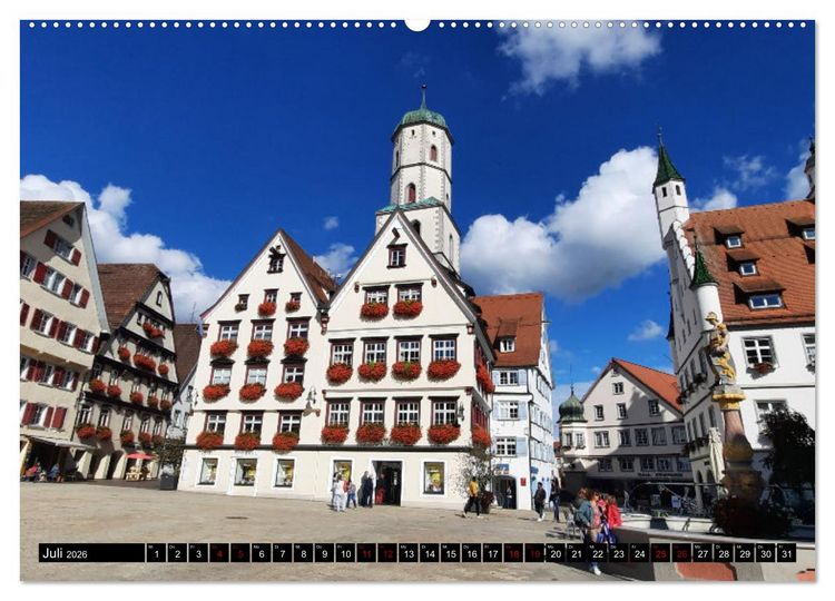 Produktbild: Biberach an der Ri&szlig; (Wandkalender 2026 DIN A2 quer), CALVENDO Monatskalender