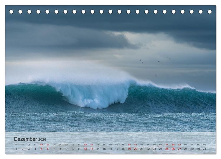 Produktbild: Rhapsodie in Blau (Tischkalender 2026 DIN A5 quer), CALVENDO Monatskalender