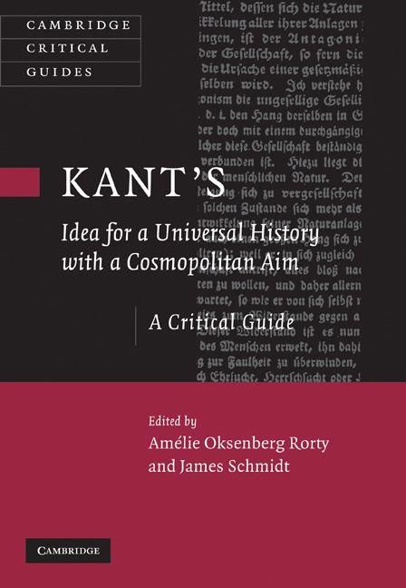 Produktbild: Kant's Idea for a Universal History with a Cosmopolitan Aim