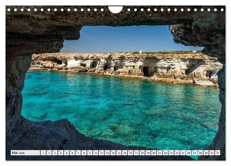 Produktbild: Agia Napa - Zypern (Wandkalender 2026 DIN A4 quer), CALVENDO Monatskalender