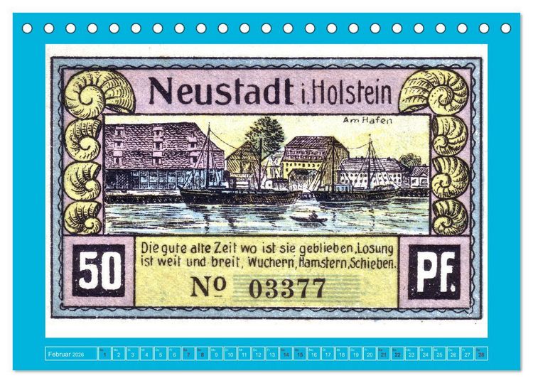 Produktbild: Gru&szlig; aus Neustadt in Holstein (Tischkalender 2026 DIN A5 quer), CALVENDO Monatskalender