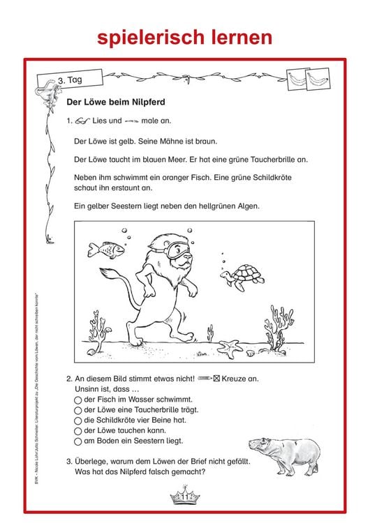 Produktbild: Literaturprojekt zu Die Geschichte vom L&ouml;wen, der nicht schreiben konnte