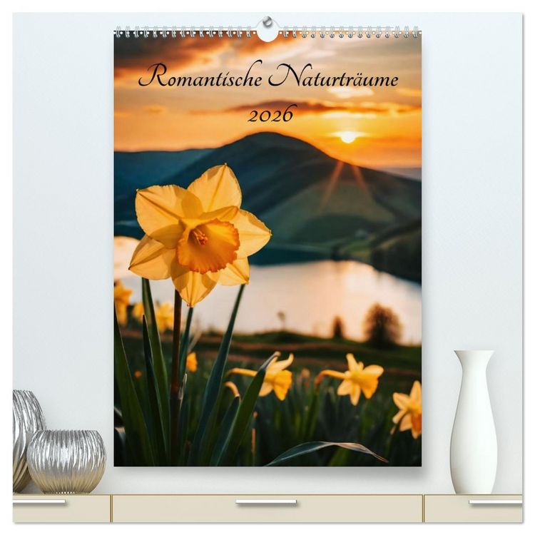 Produktbild: Romantische Naturtr&auml;ume (hochwertiger Premium Wandkalender 2026 DIN A2 hoch), Kunstdruck in Hochglanz