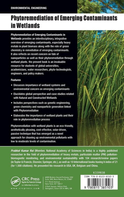 Produktbild: Phytoremediation of Emerging Contaminants in Wetlands