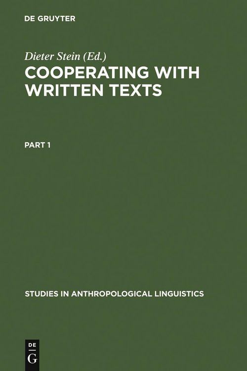Produktbild: Cooperating with Written Texts