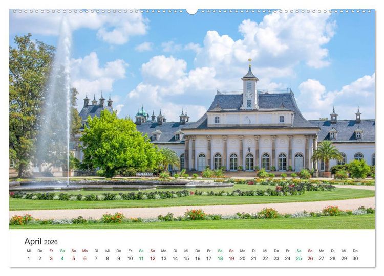 Produktbild: Schl&ouml;sser - Bauwerke der Vergangenheit (Wandkalender 2026 DIN A2 quer), CALVENDO Monatskalender