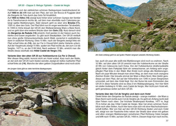 Produktbild: ROTHER Wanderf&uuml;hrer Korsika GR 20. 16 Etappen auf dem legend&auml;ren Fernwanderweg &ndash; mit Varianten und Gipfeln