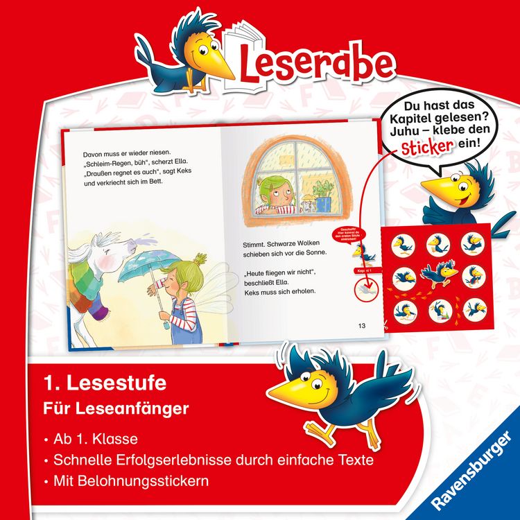 Produktbild: Leserabe 1. Lesestufe - Elfe Ella und der Einhorn-Schnupfen