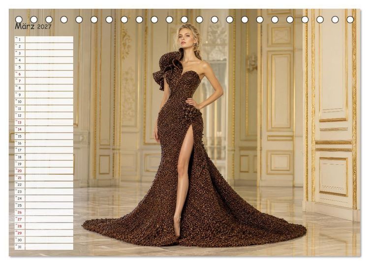 Produktbild: Caf&eacute; Couture (Tischkalender 2027 DIN A5 quer), CALVENDO Monatskalender