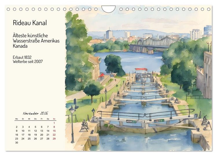 Produktbild: Welterbest&auml;tten von der Antike bis in die Neuzeit (Wandkalender 2026 DIN A4 quer), CALVENDO Monatskalender