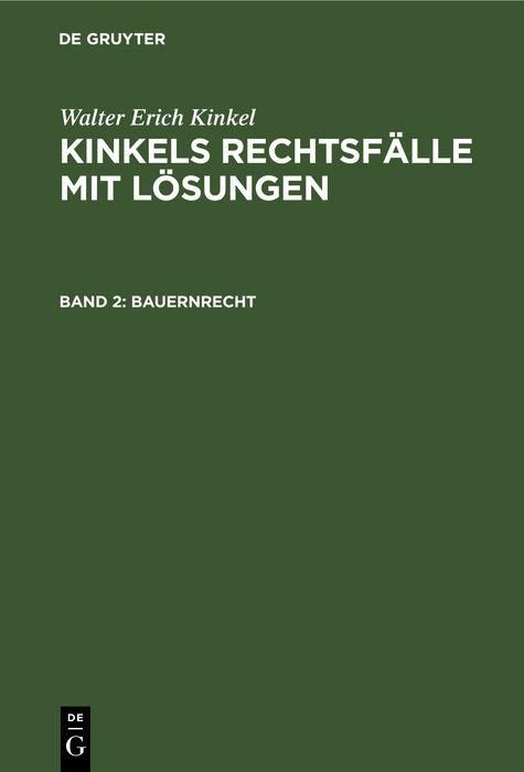 Produktbild: Bauernrecht
