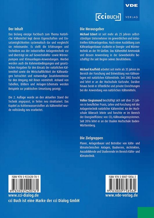 Produktbild: Nat&uuml;rliche K&auml;ltemittel - Anwendungen und Praxiserfahrungen