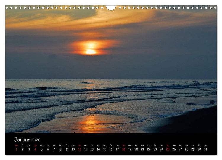 Produktbild: Amrum (Wandkalender 2026 DIN A3 quer), CALVENDO Monatskalender